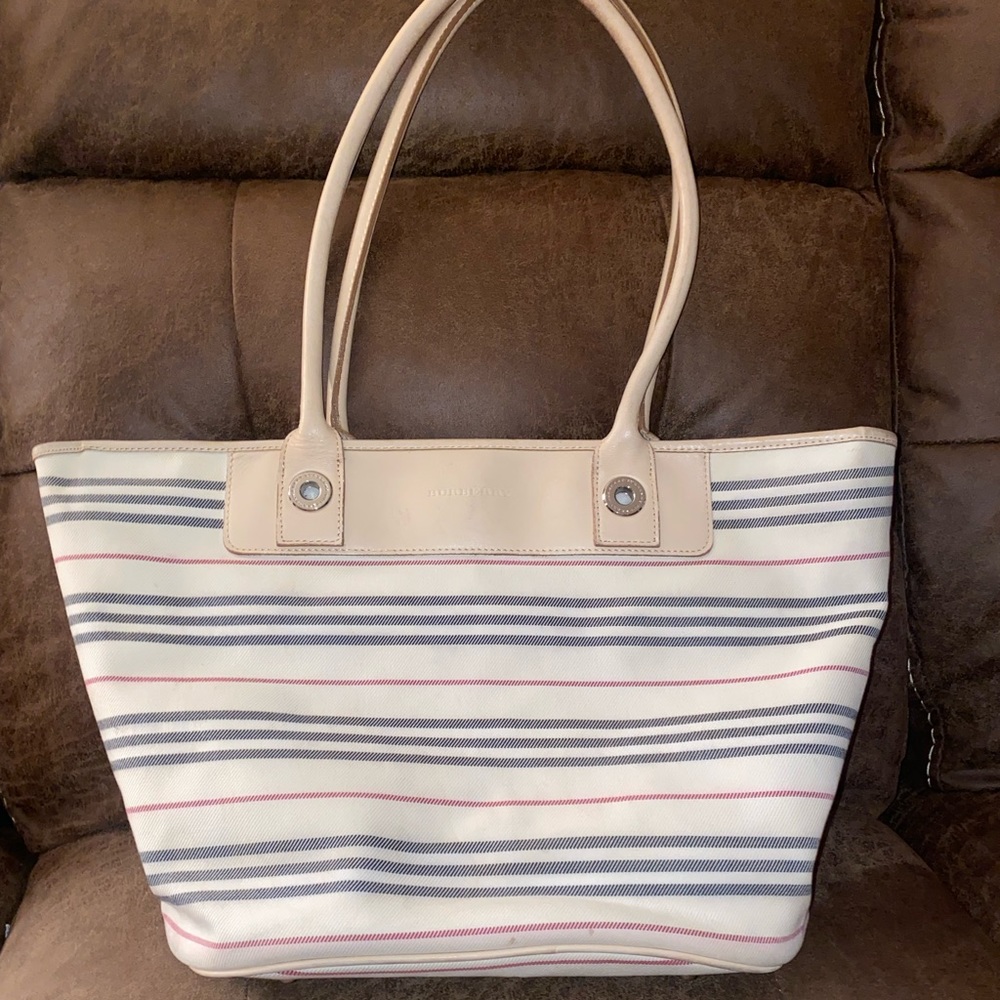 Authentic Burberry Large Canvas Tote